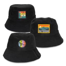 Terry Towelling Bucket Hat with Full Colour Patch - image 1