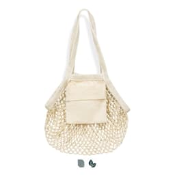 Cotton Mesh Foldaway Tote Bag - Small - image 3