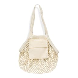 Cotton Mesh Foldaway Tote Bag - Small - image 4