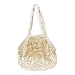 Cotton Mesh Foldaway Tote Bag - Small - image 6