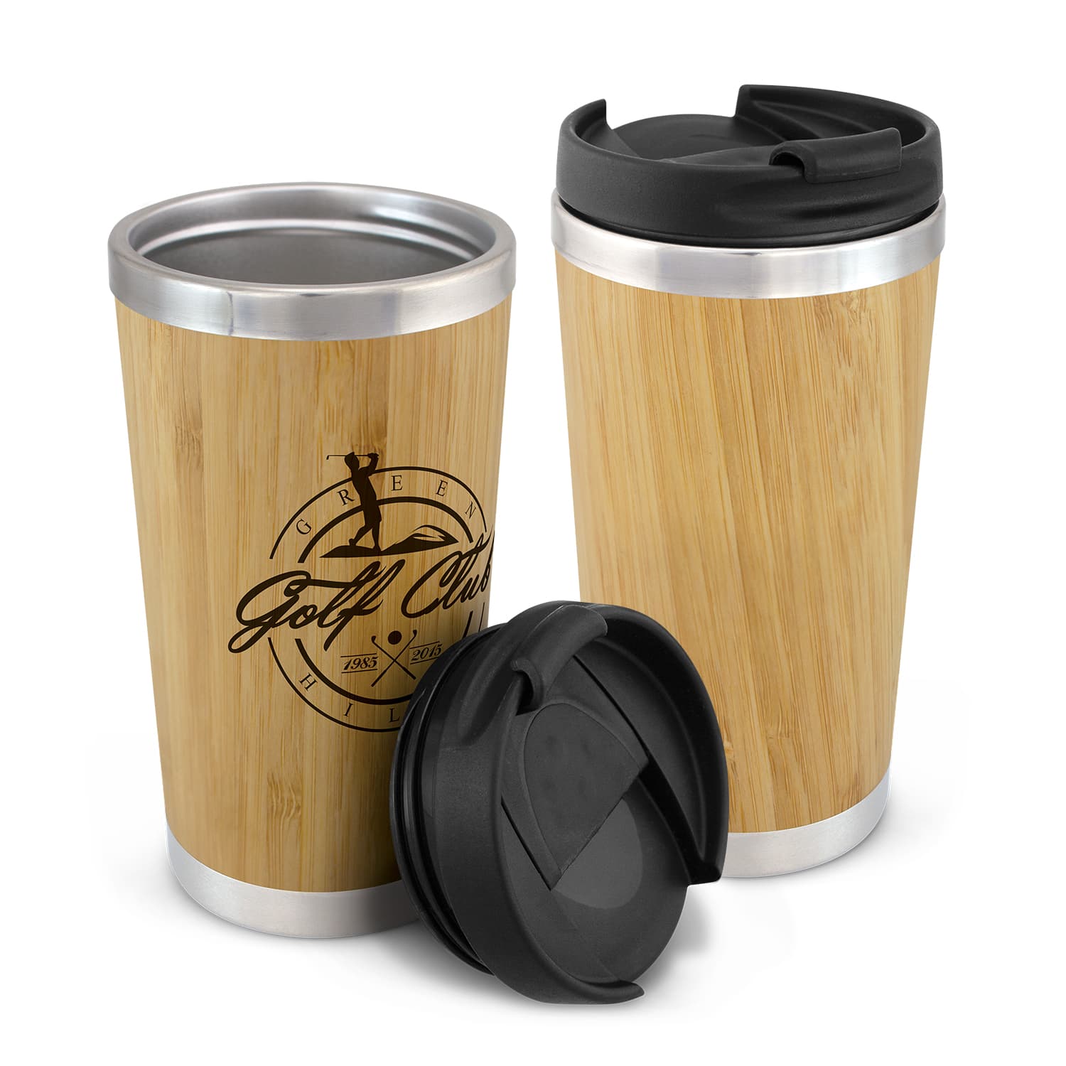 Bamboo Double Wall Cup-Active Image