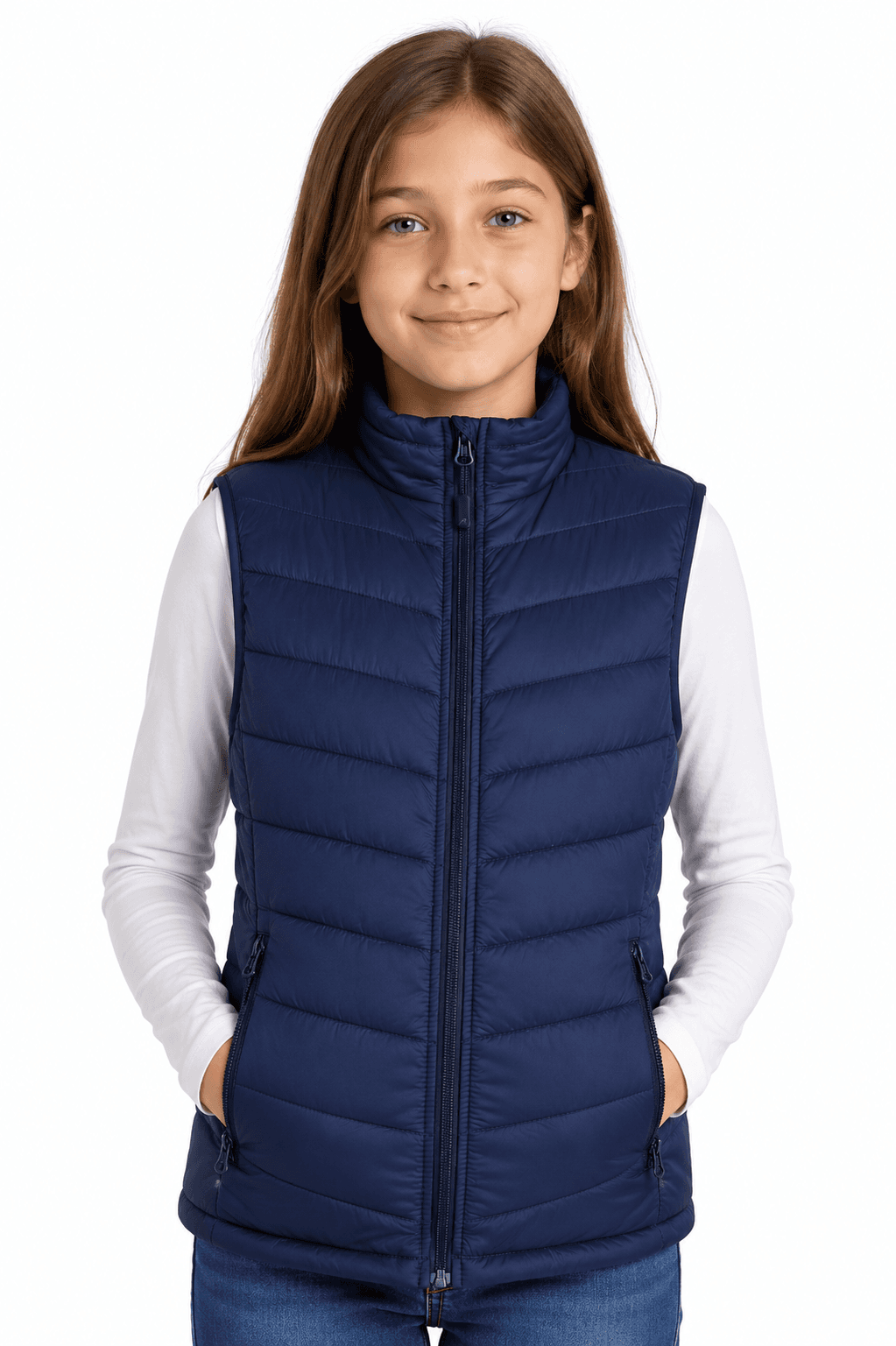 SNOWY KIDS VESTS - 3523-Active Image