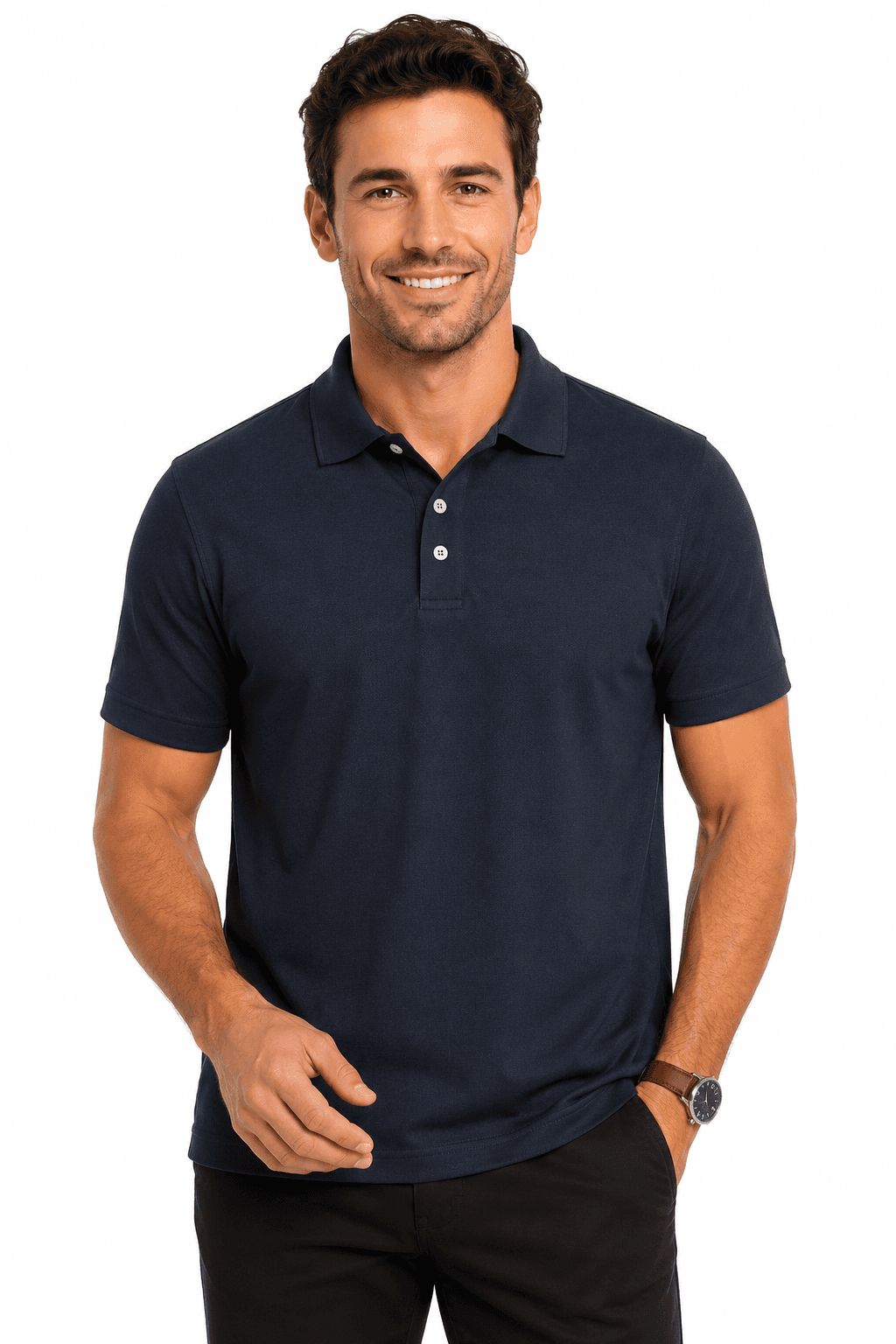 HUNTER MENS POLOS - 1312-Active Image